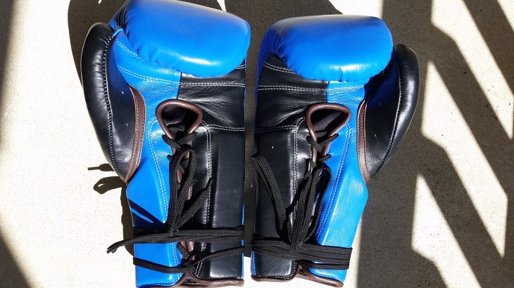 Custom Sabas 16oz SuperSoft Boxing Gloves Palm-side
